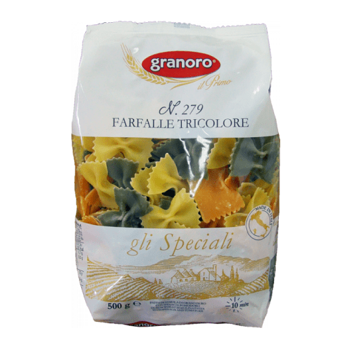 Макарони Granoro Farfalle Tricolore n.279