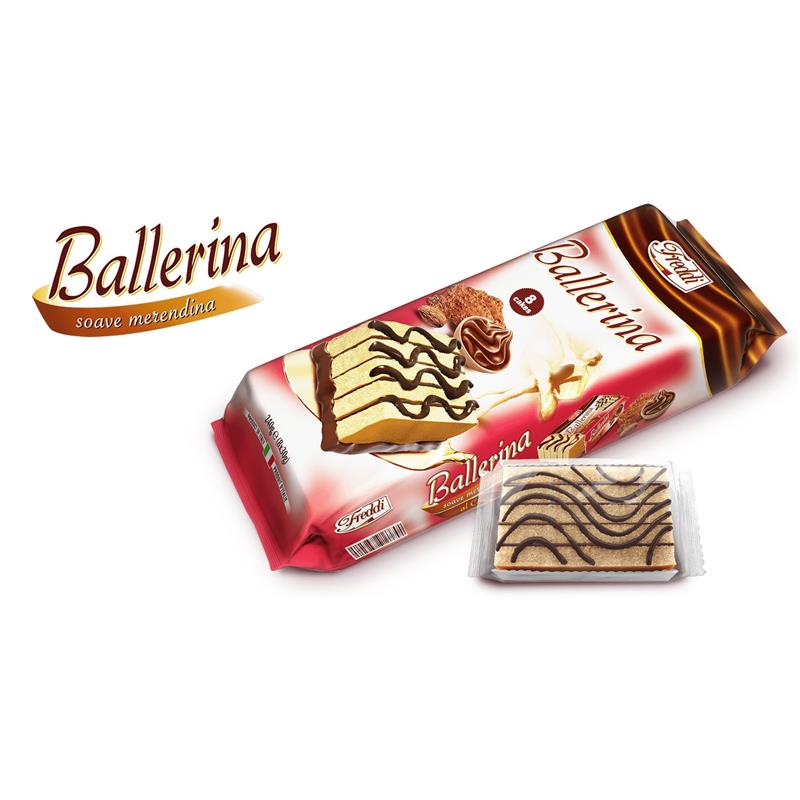 Бісквітні батончики  Snack Ballerina Cacao