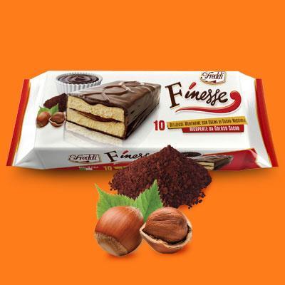 Бісквітні батончики Freddi Finesse Cacao-Nocciola