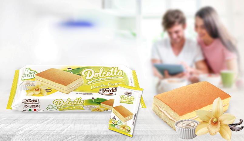 Бісквітні батончики  Dolcetto Vaniglia