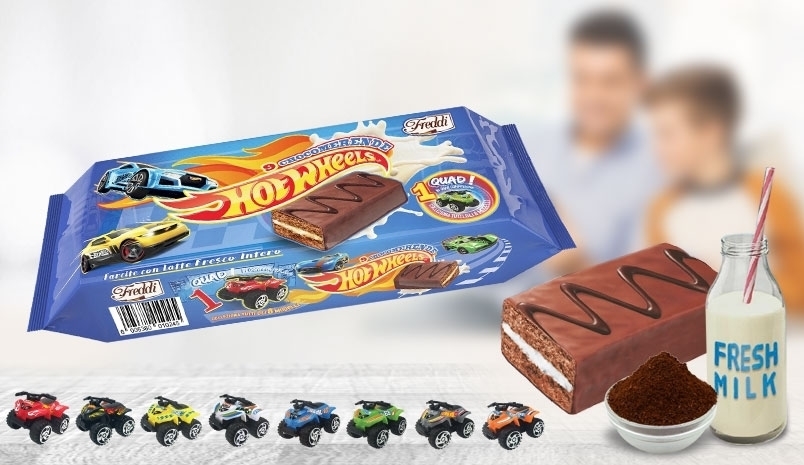 Бісквітні батончики  Hot Wheels Chocomerende