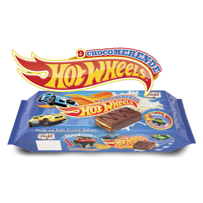 Бісквітні батончики  Hot Wheels Chocomerende