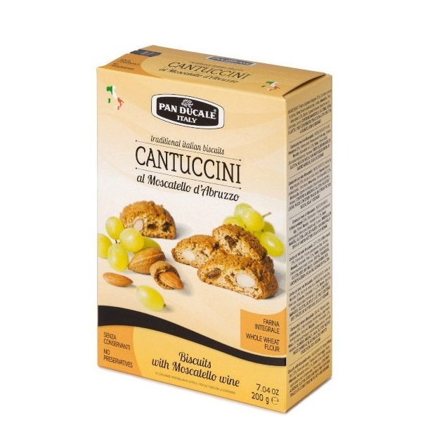 Печиво з мигдалем та виноградом Pan  Ducale Cantucci al Moscatello d'Abruzzo